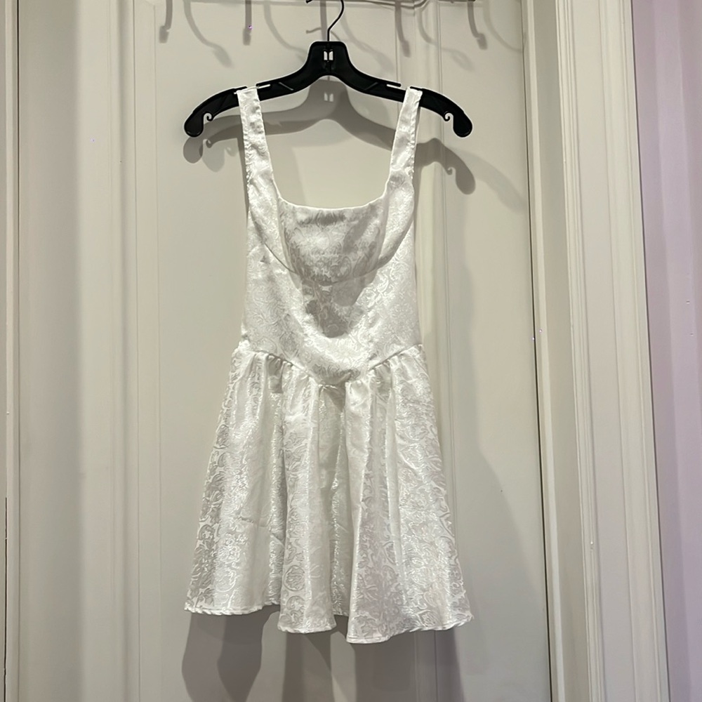 Lucy in the Sky White Minidress